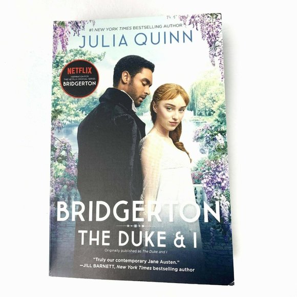 BRIDGERTON THE DUKE & I Book 1 Julia Quinn Paperback Netflix TV Tie-In - Picture 1 of 4